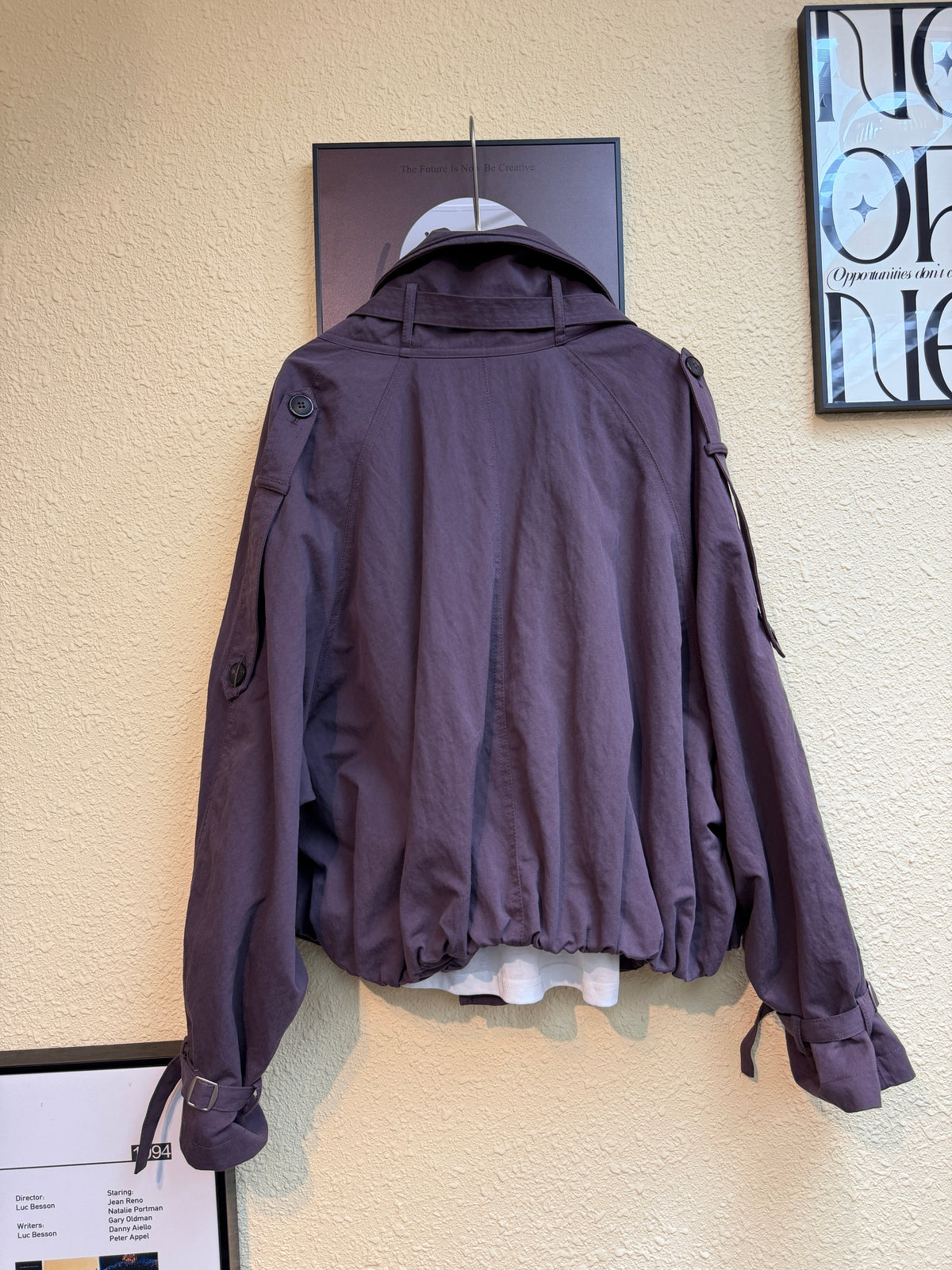 Big wire collar puff hem outer #00891