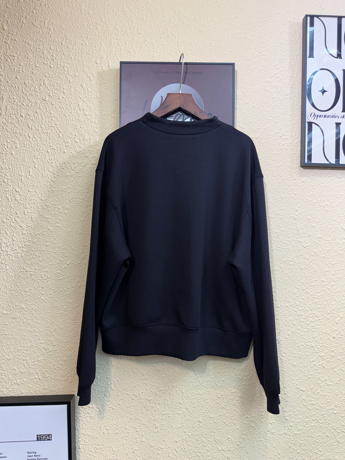 Half zip space cotton sweater #00981