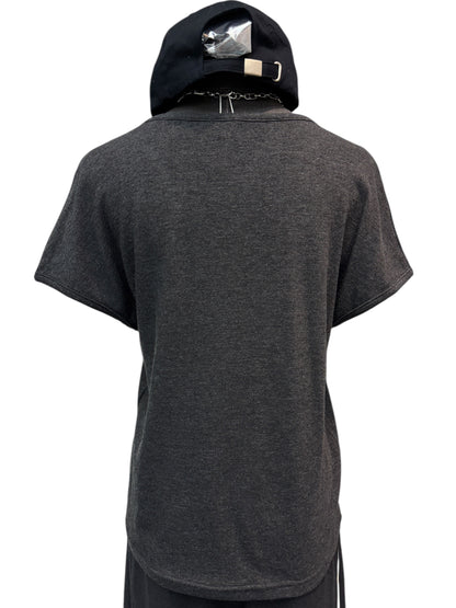 Fake two piece short sleeves tee #00126