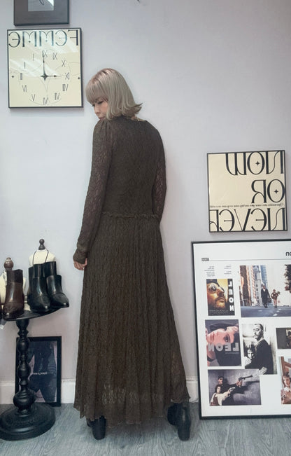 Full lace v neck one piece #00045