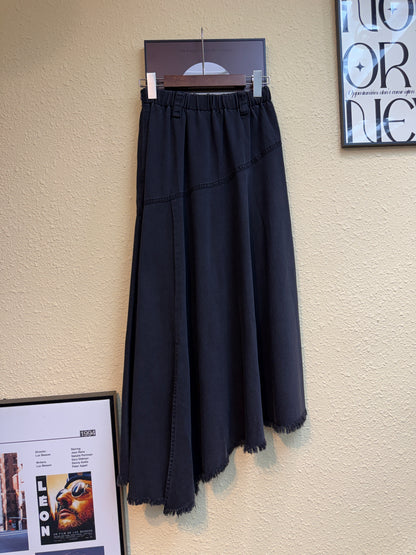 Washing full elastic skirt #00889