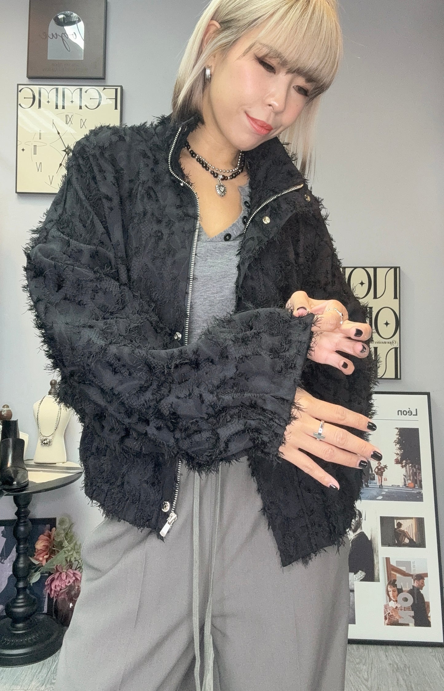 “SOSO” biker jacket