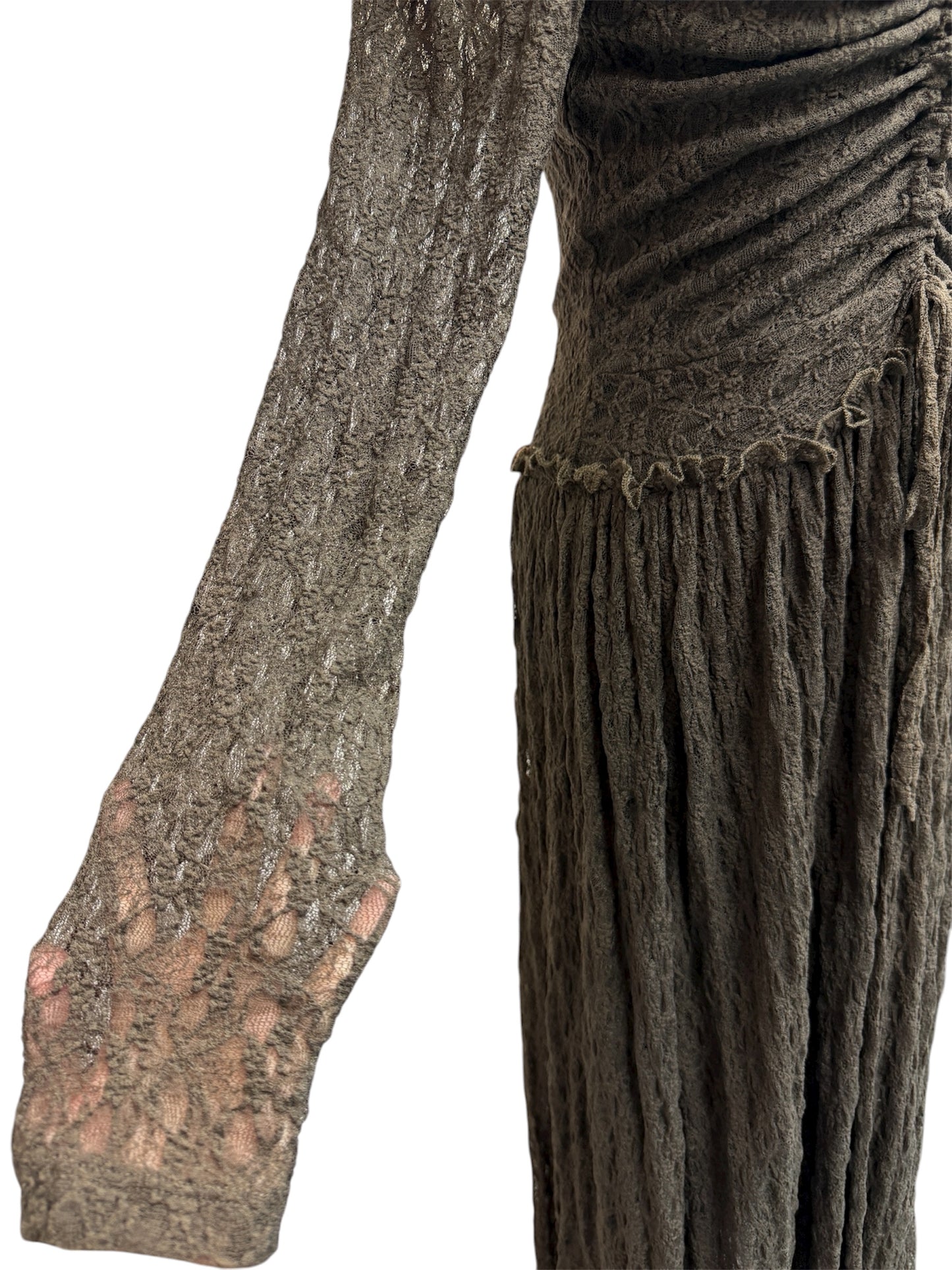 Full lace v neck one piece #00045