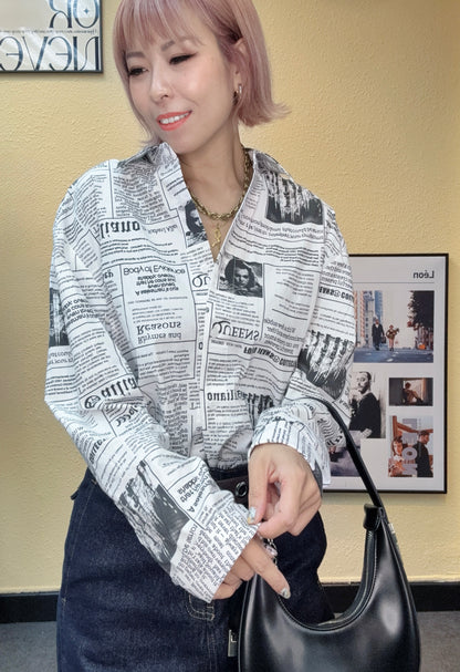 👍🏼Newspaper shirt