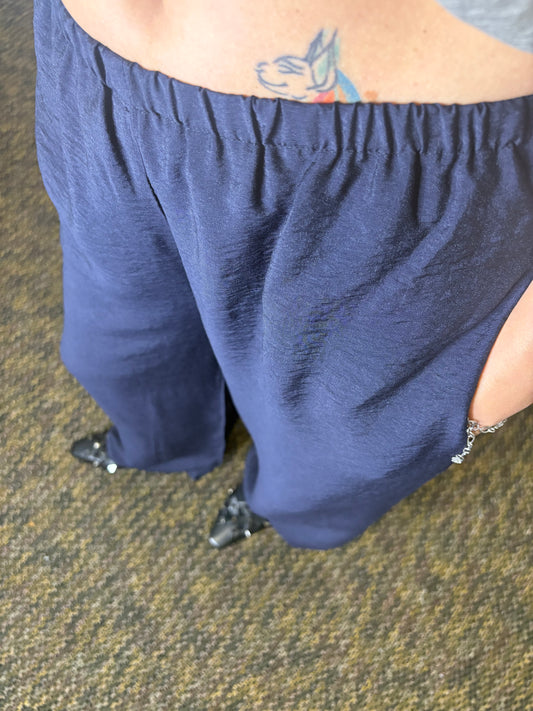 Full elastic loose pants #00538