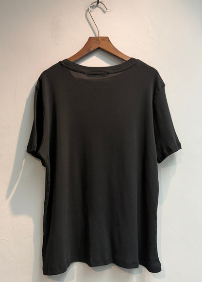 Front words loose tee #00756