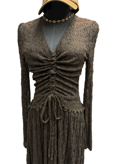 Full lace v neck one piece #00045