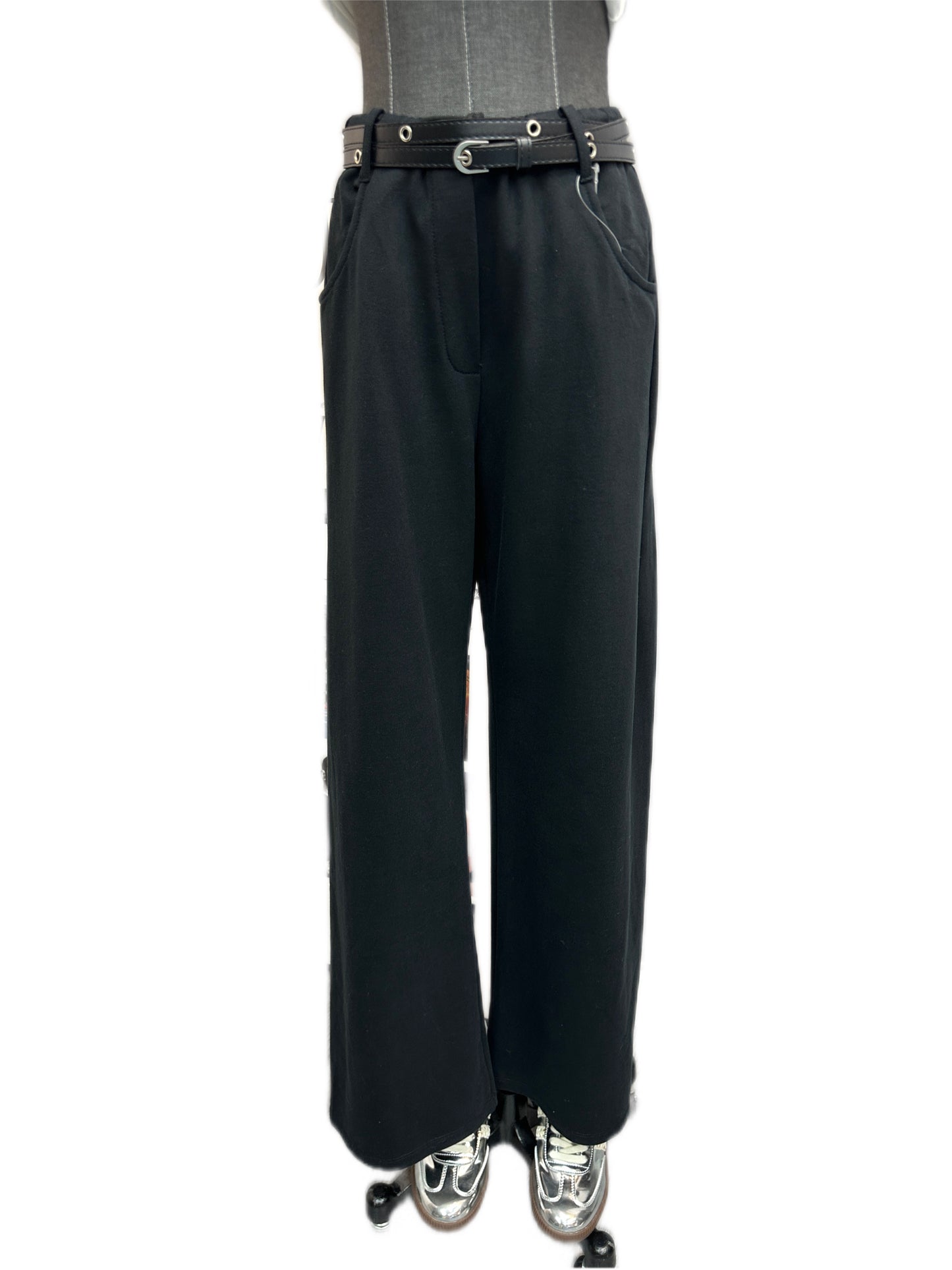 Belt and cotton pants