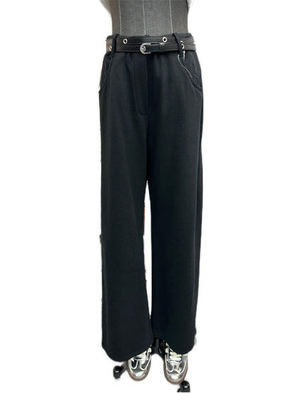 Belt and cotton pants