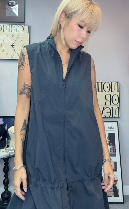 Zip vest one piece