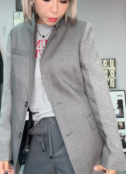 Fine wool fit size blazer