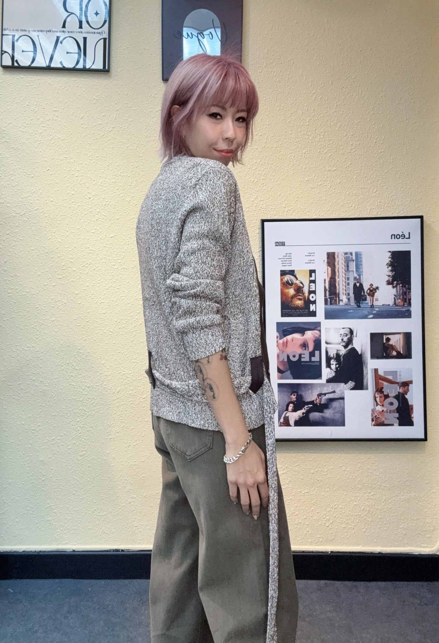 With belt knitted outer #00847