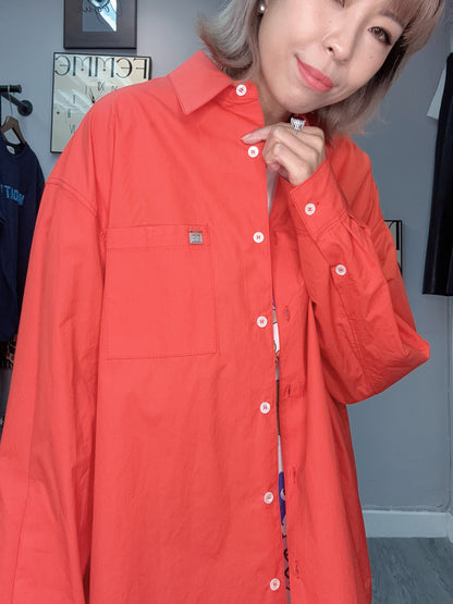 （🏷️-30%）Silver tag long shirt #00405