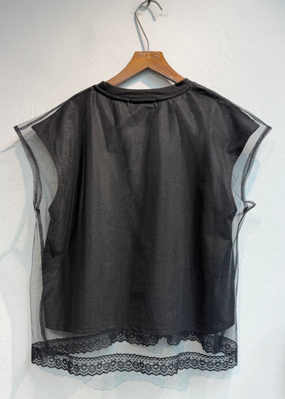 Mesh layer sleeveless #00687