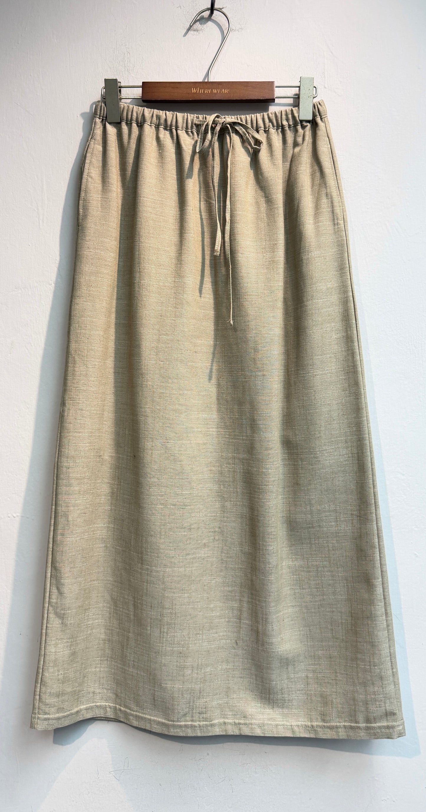 Full elastic plain skirt #00752