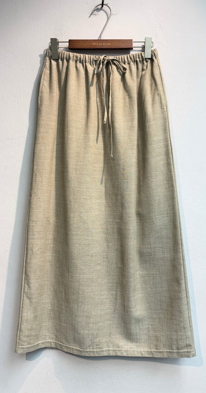 Full elastic plain skirt #00752