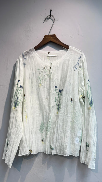 Cross stitch pleated outer #00626