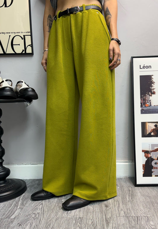 (-20% off) With belt pocket pants #00291