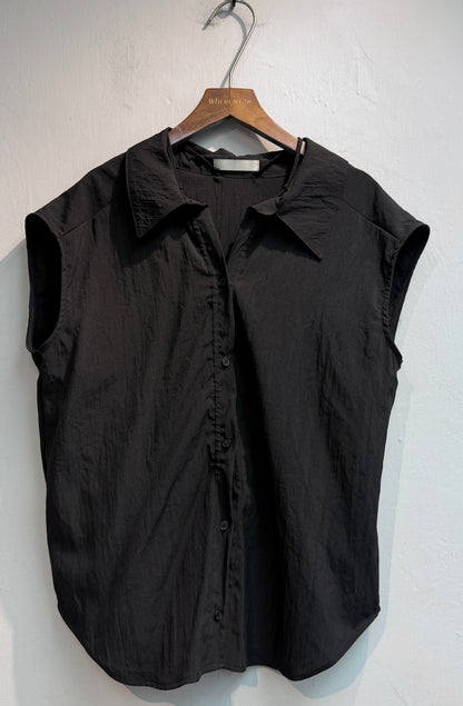 👍🏼Back rope front ruffle  shirt #00740