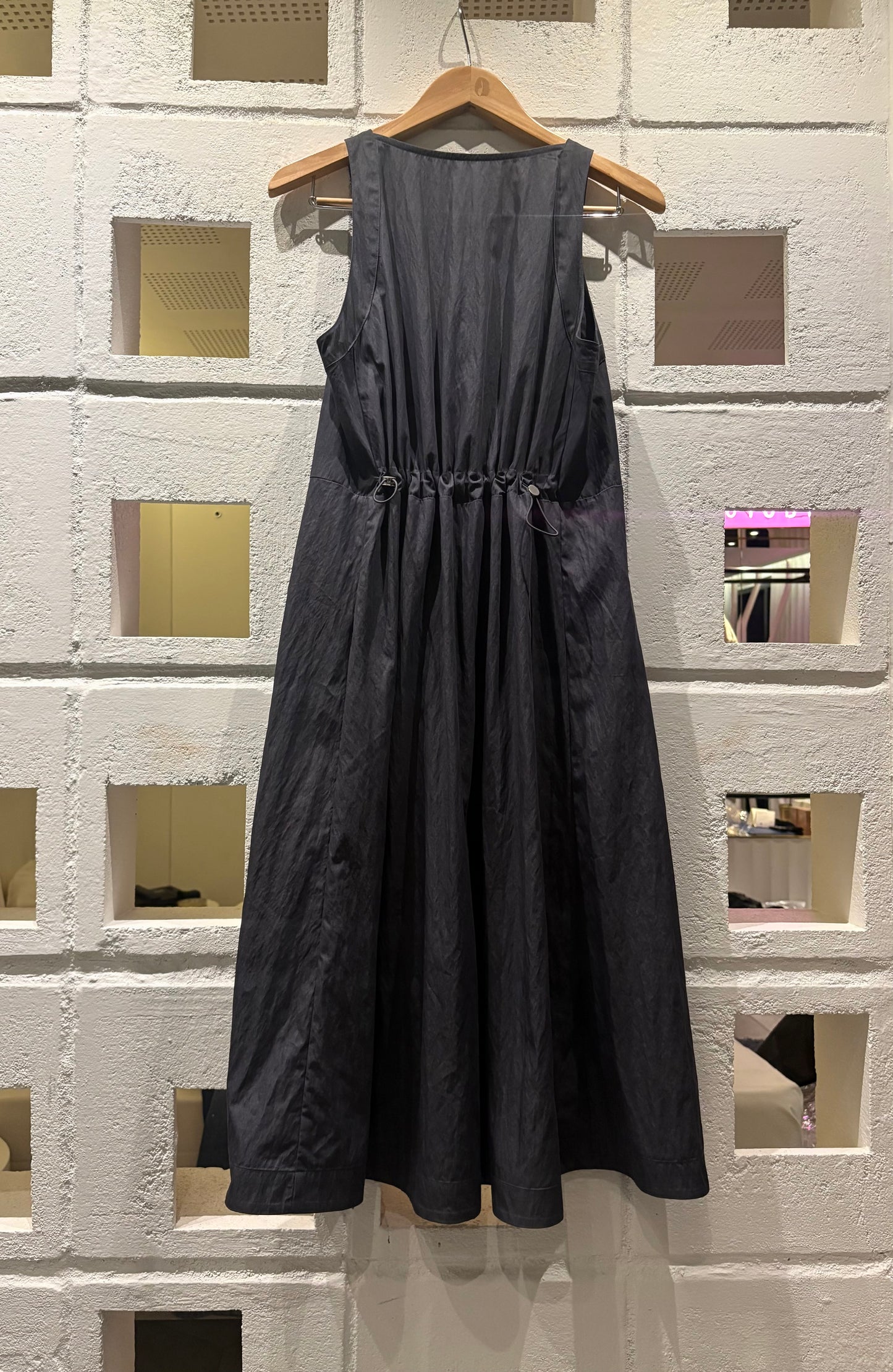 Back drawstring one piece #00817
