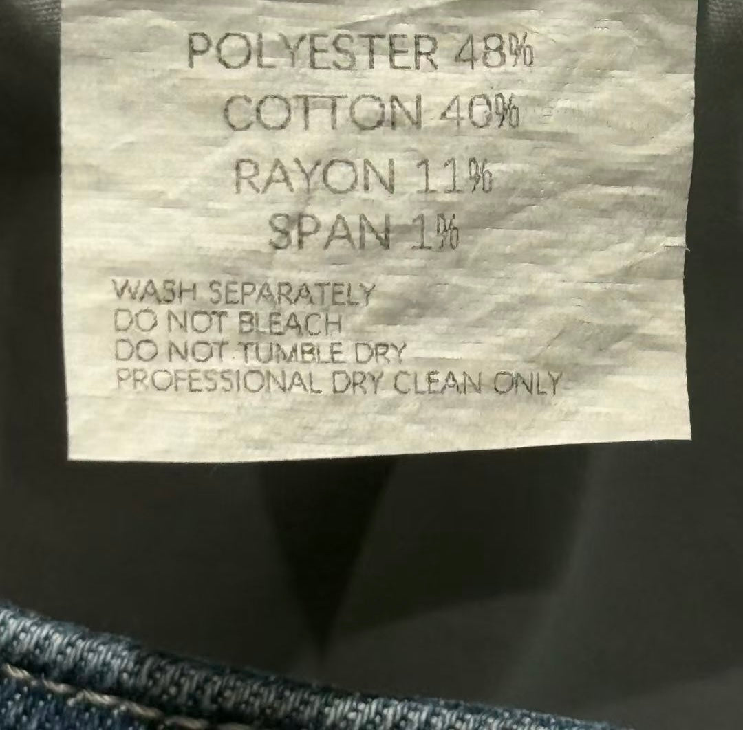 Back slip jeans #00068