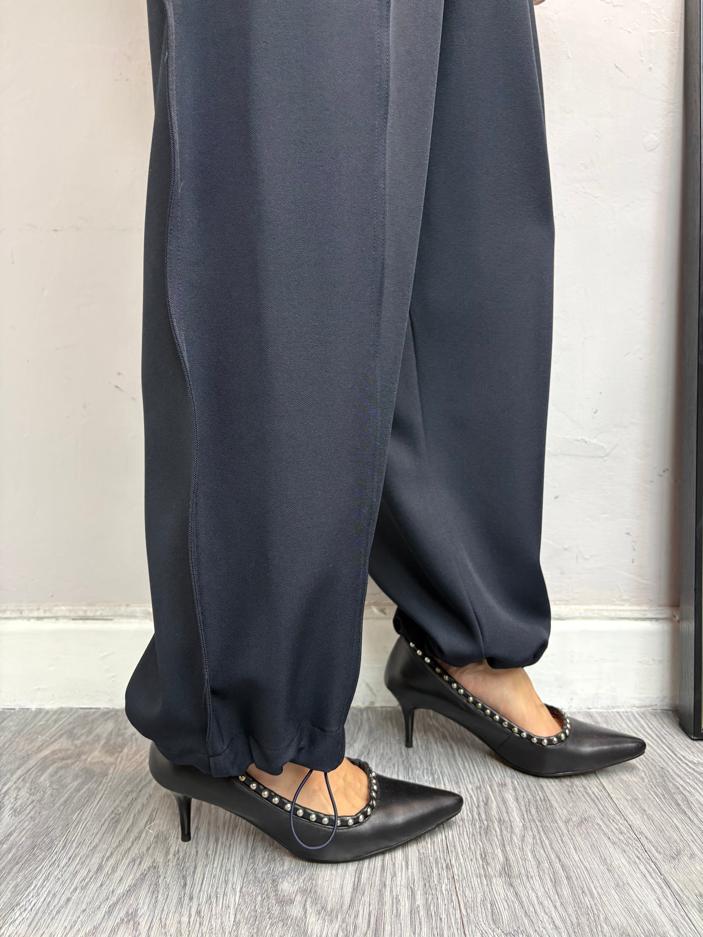 Ruffle waist pants #00421