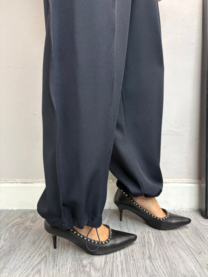 Ruffle waist pants #00421