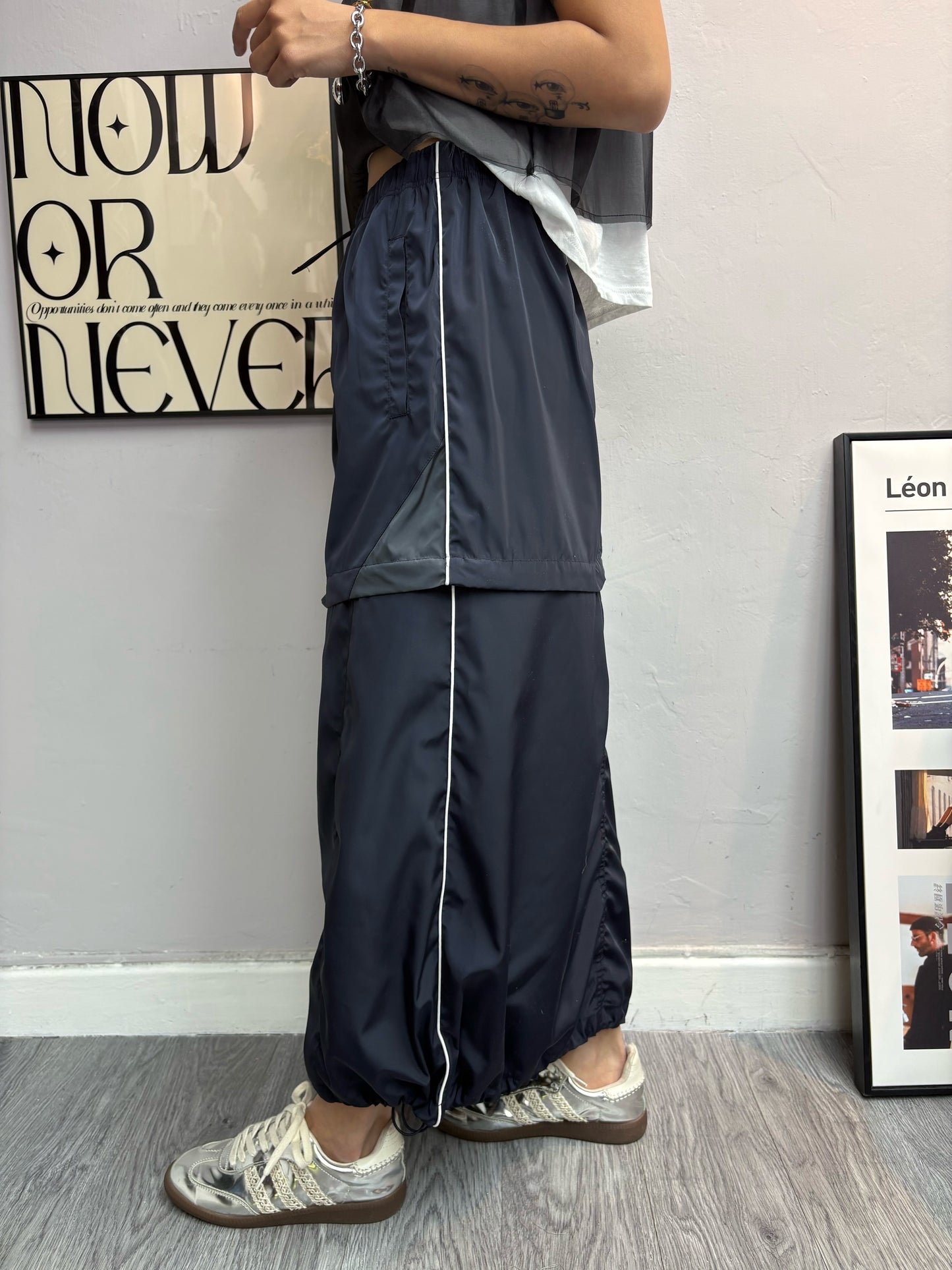 2 in 1 light windbreaker skirt #00571