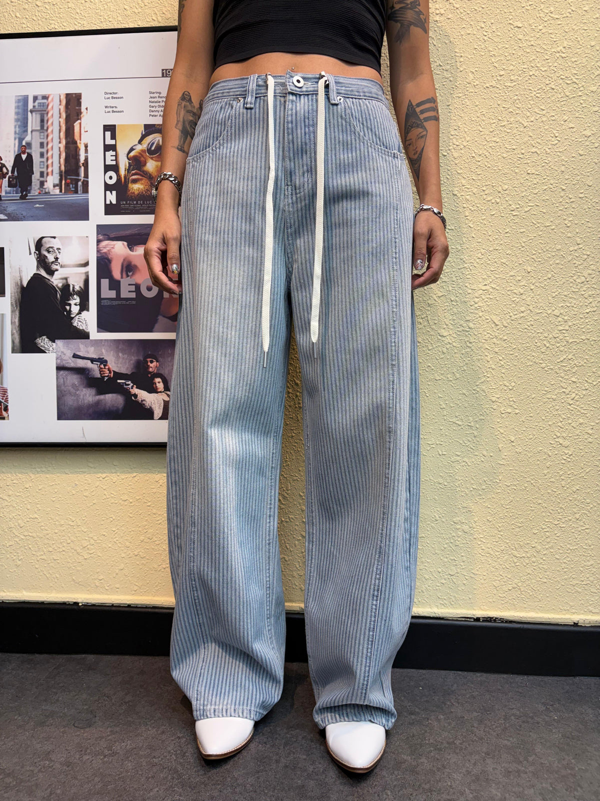 Striped jeans #00881