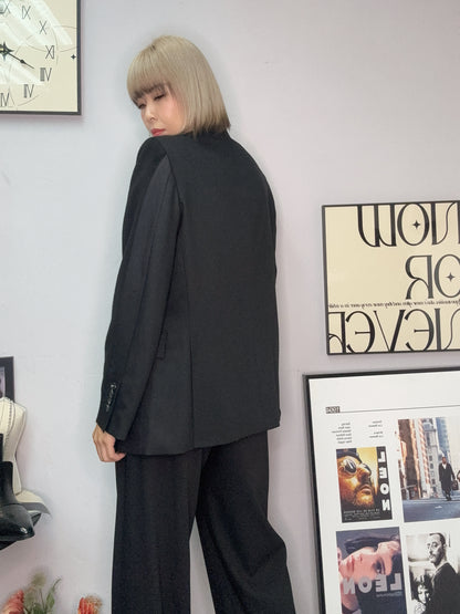 Fine wool fit size blazer