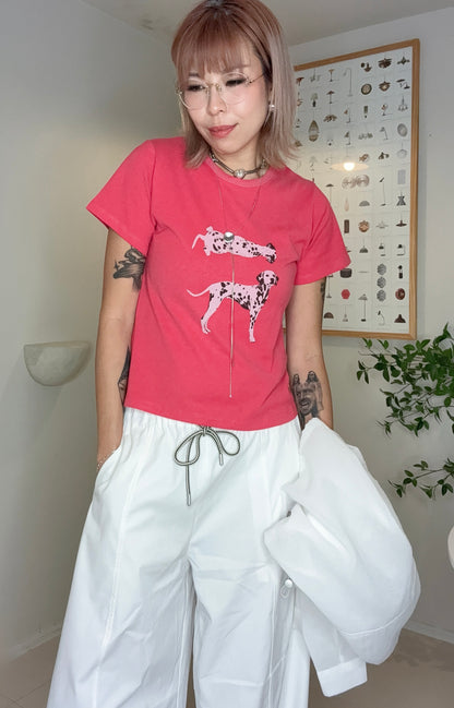 Dog washing cotton tee #00693