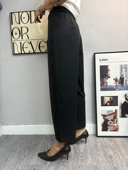 Half elastic pants #00466