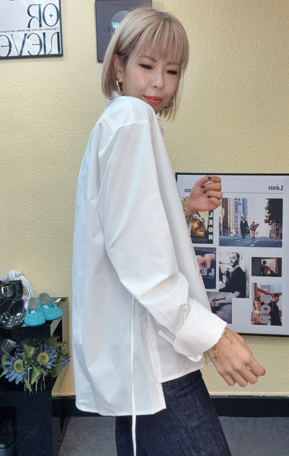 Red words loose shirt #00968