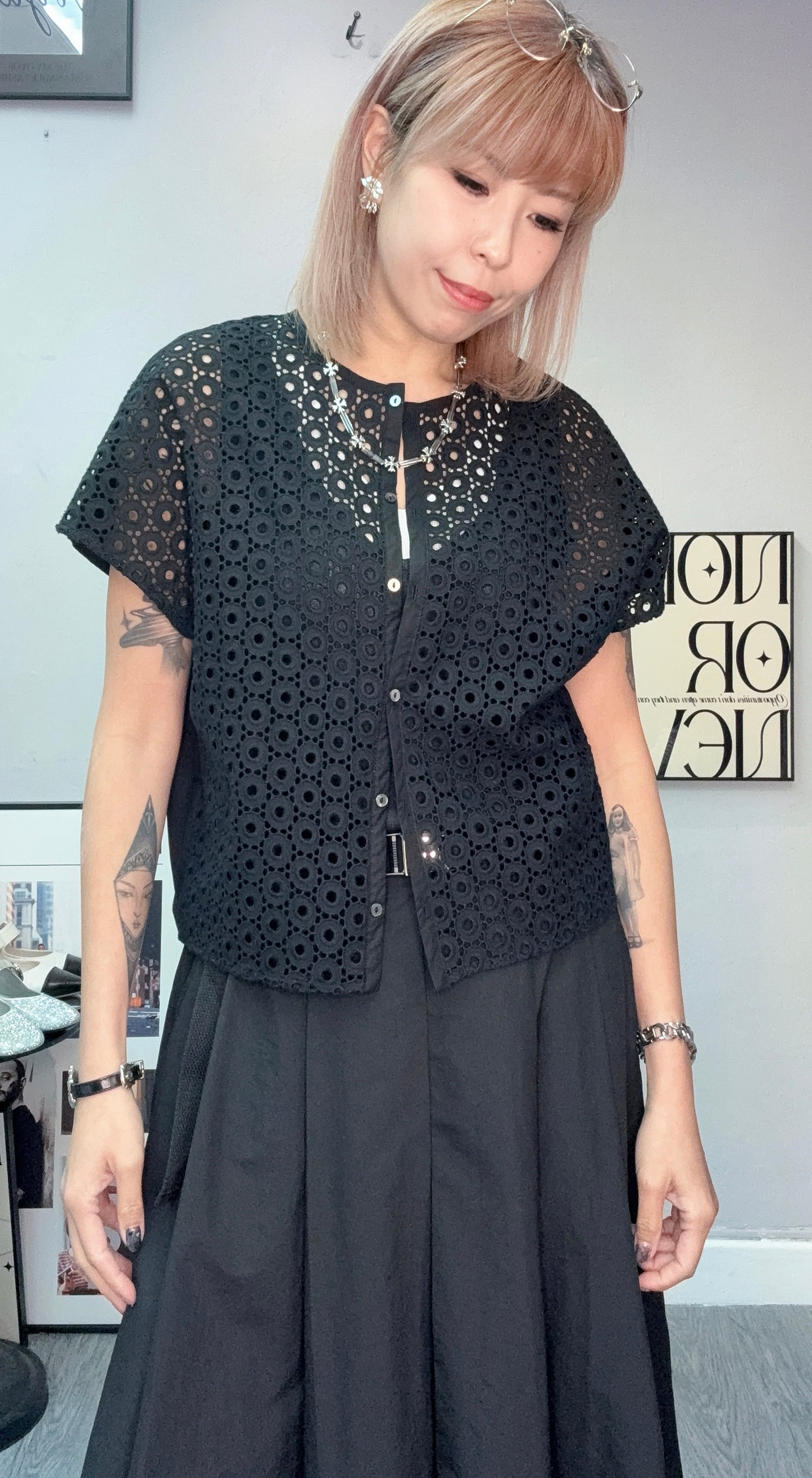Front embroidery shirt #00714