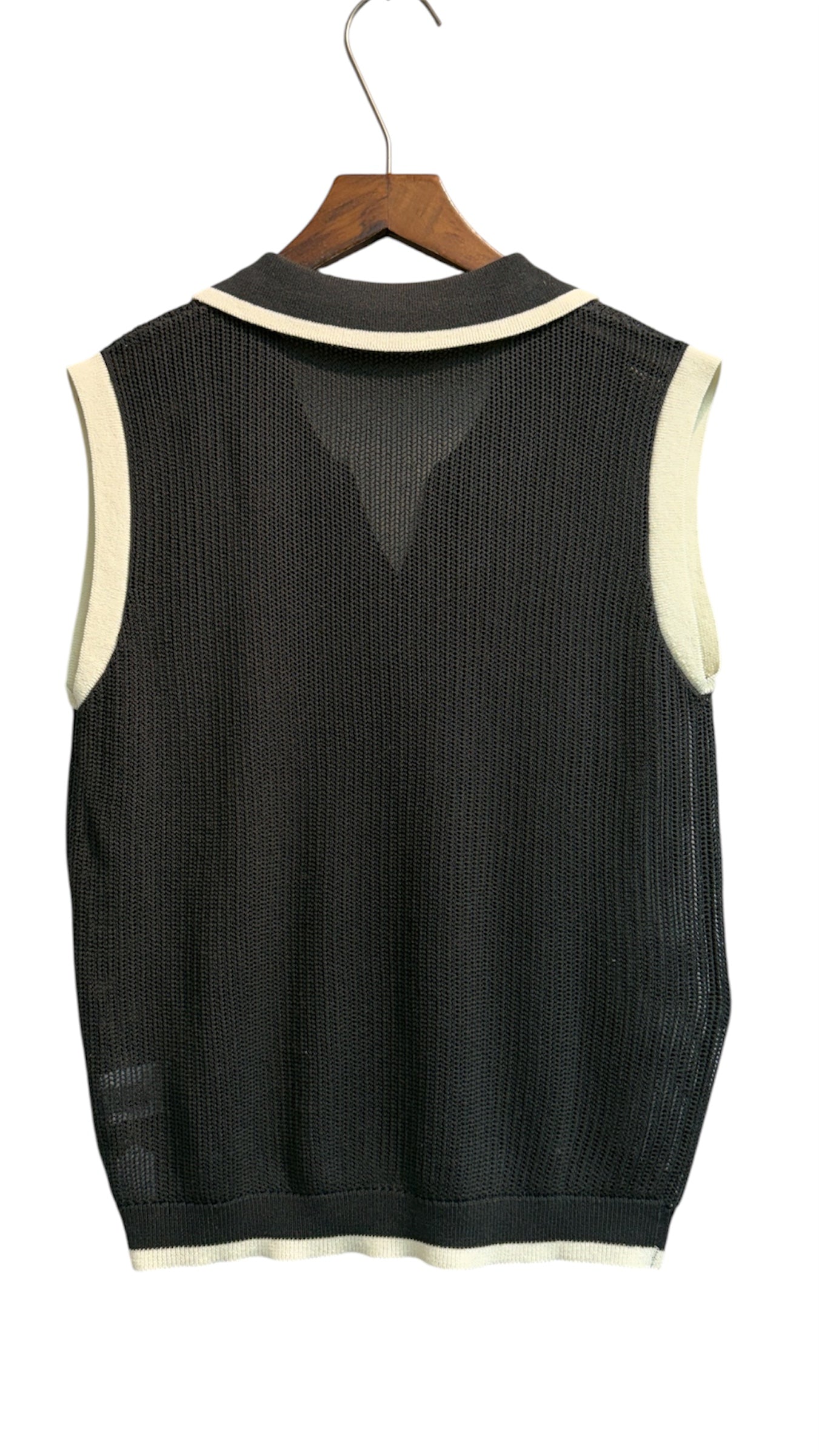 Polo sleeveless knitted #00797