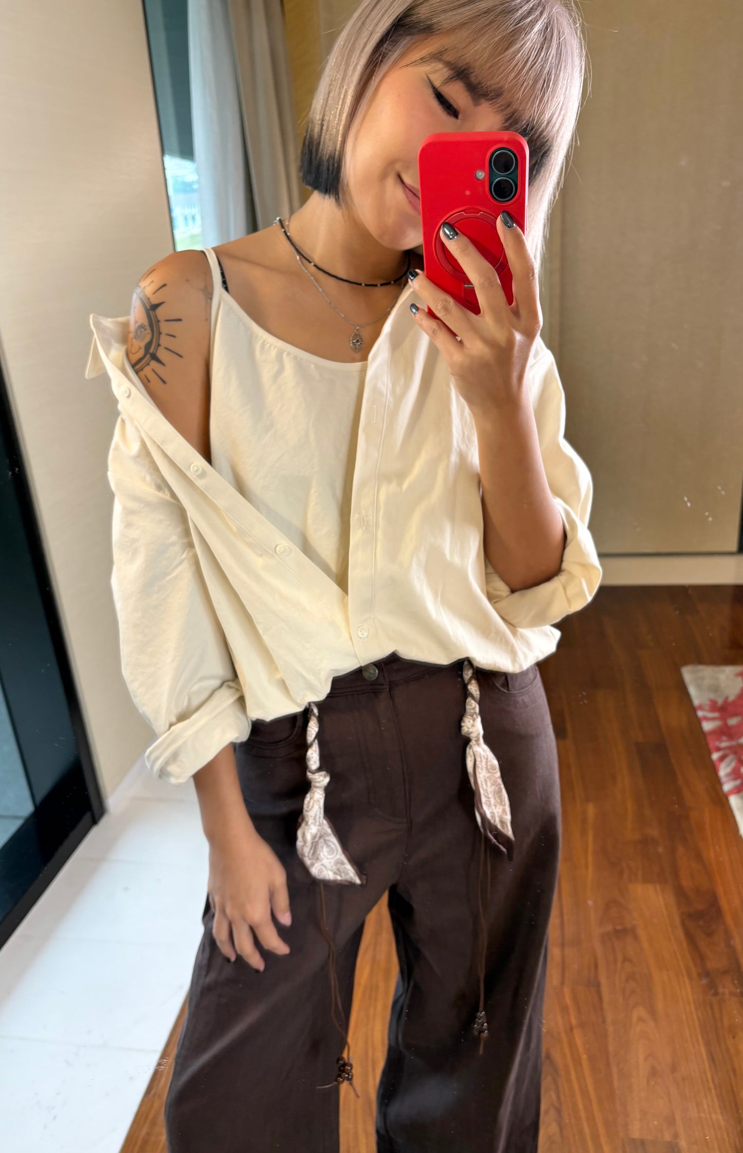 Twilly belt trousers