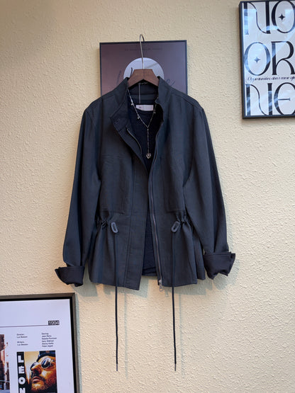 Stand collar coat #00950