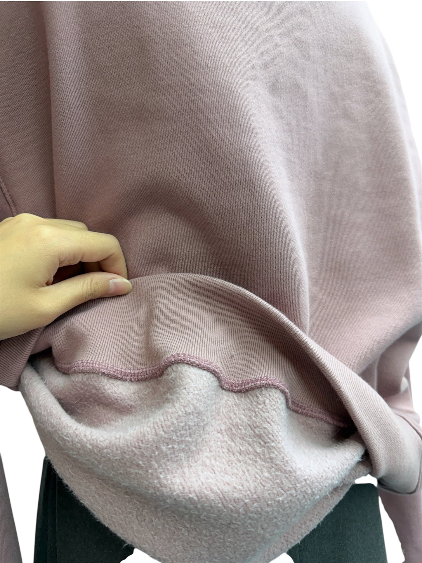 V neck fleece sweater #00058