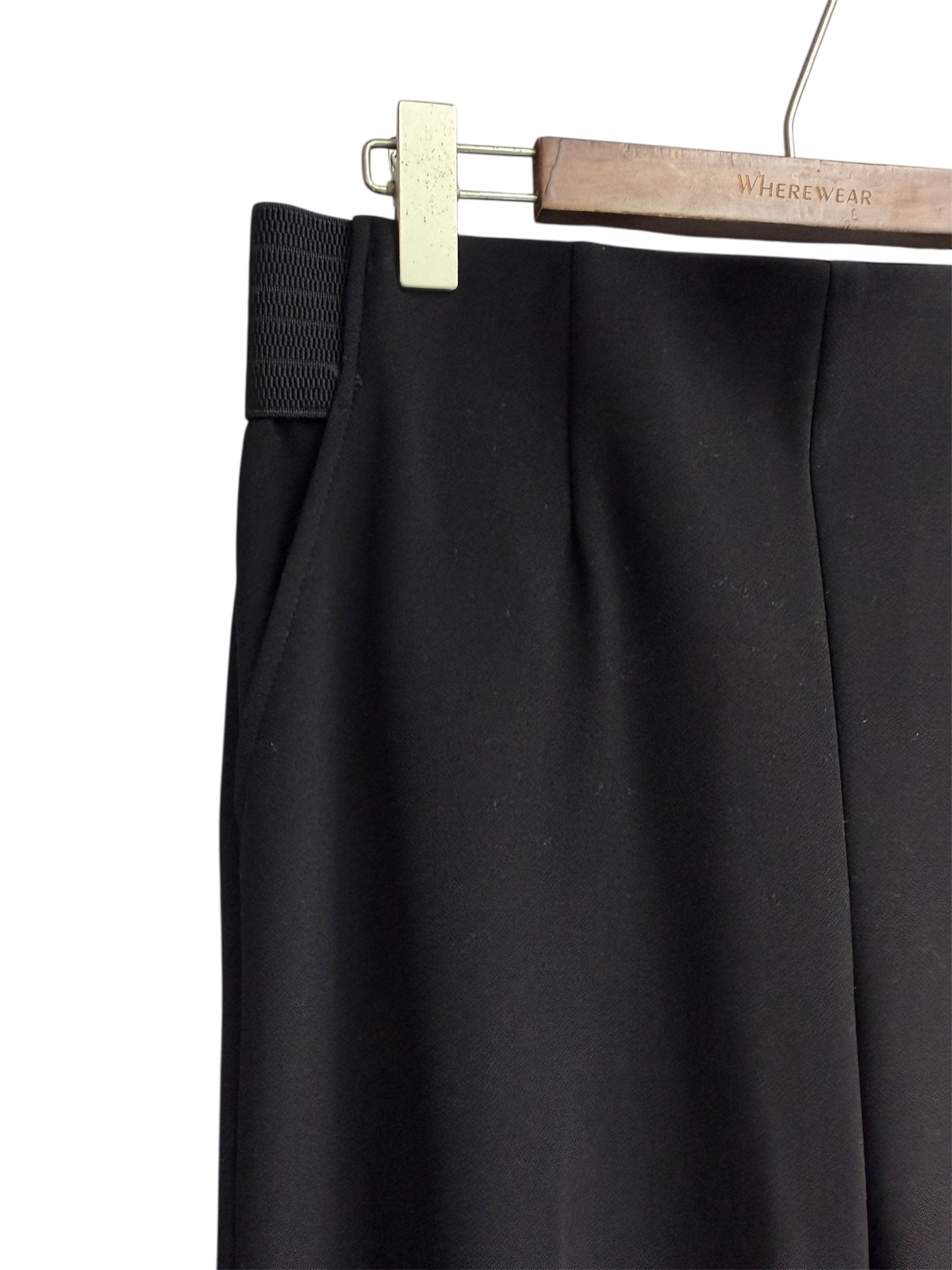 Full elastic furry lining pants #00066