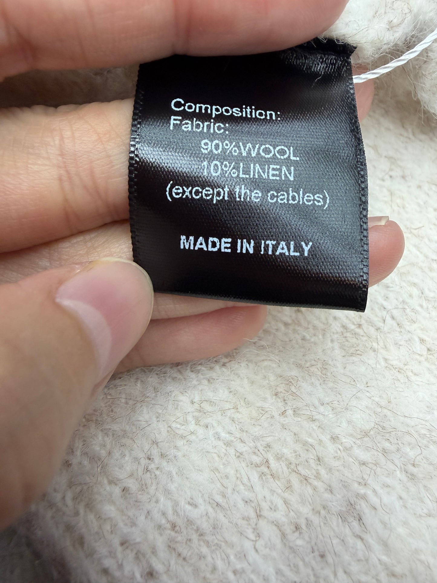 Wool X linen set #00141 (made in Italy)