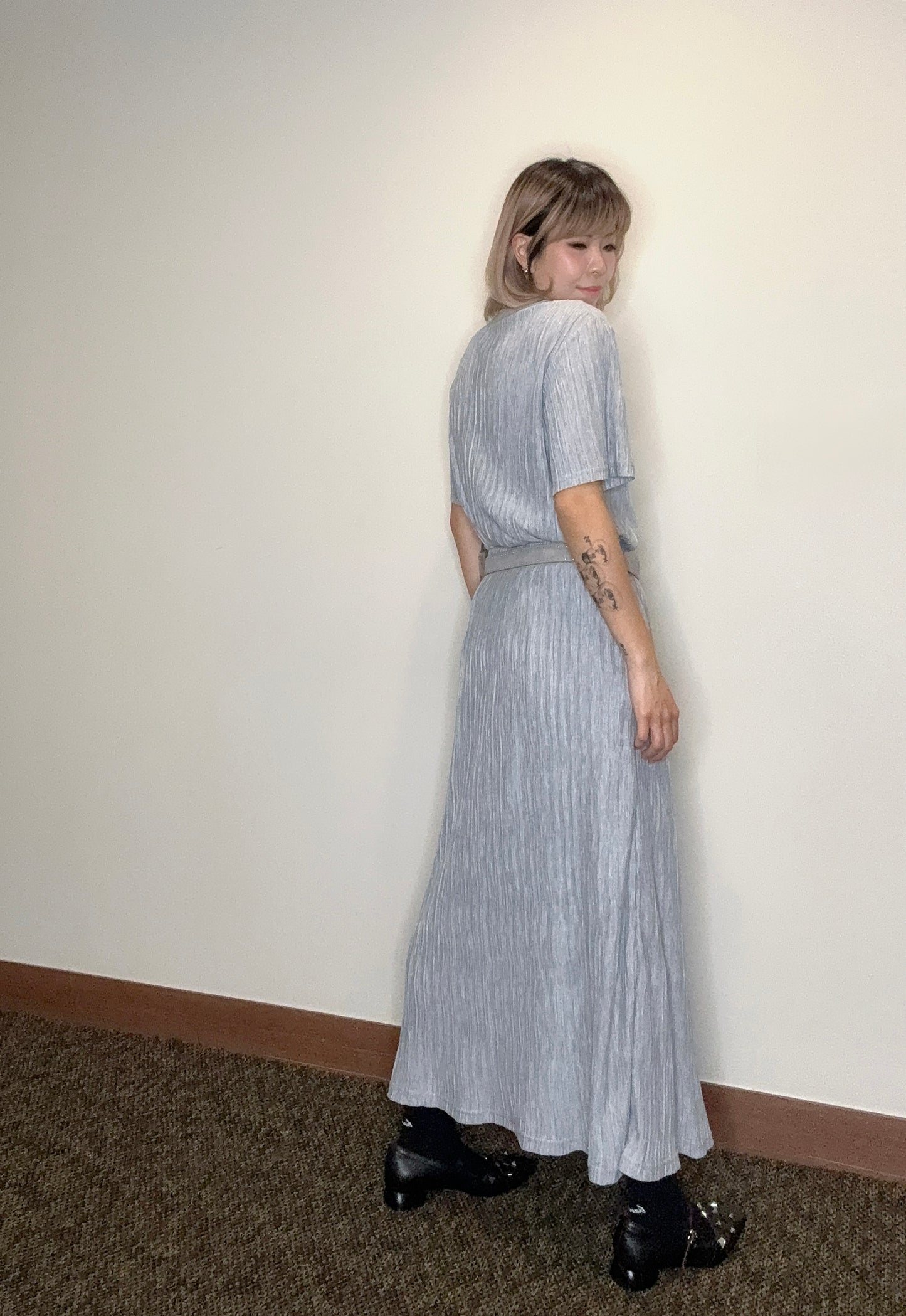 Pleated softy cotton set #00517