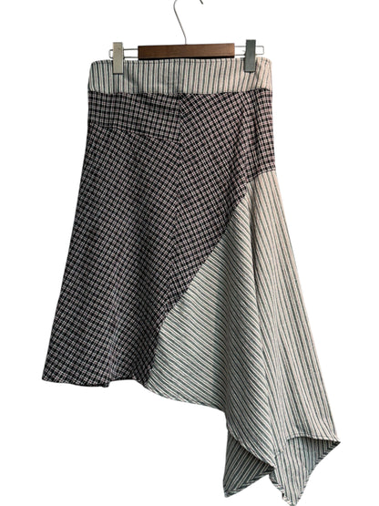 Checked tank x skirt set #00591