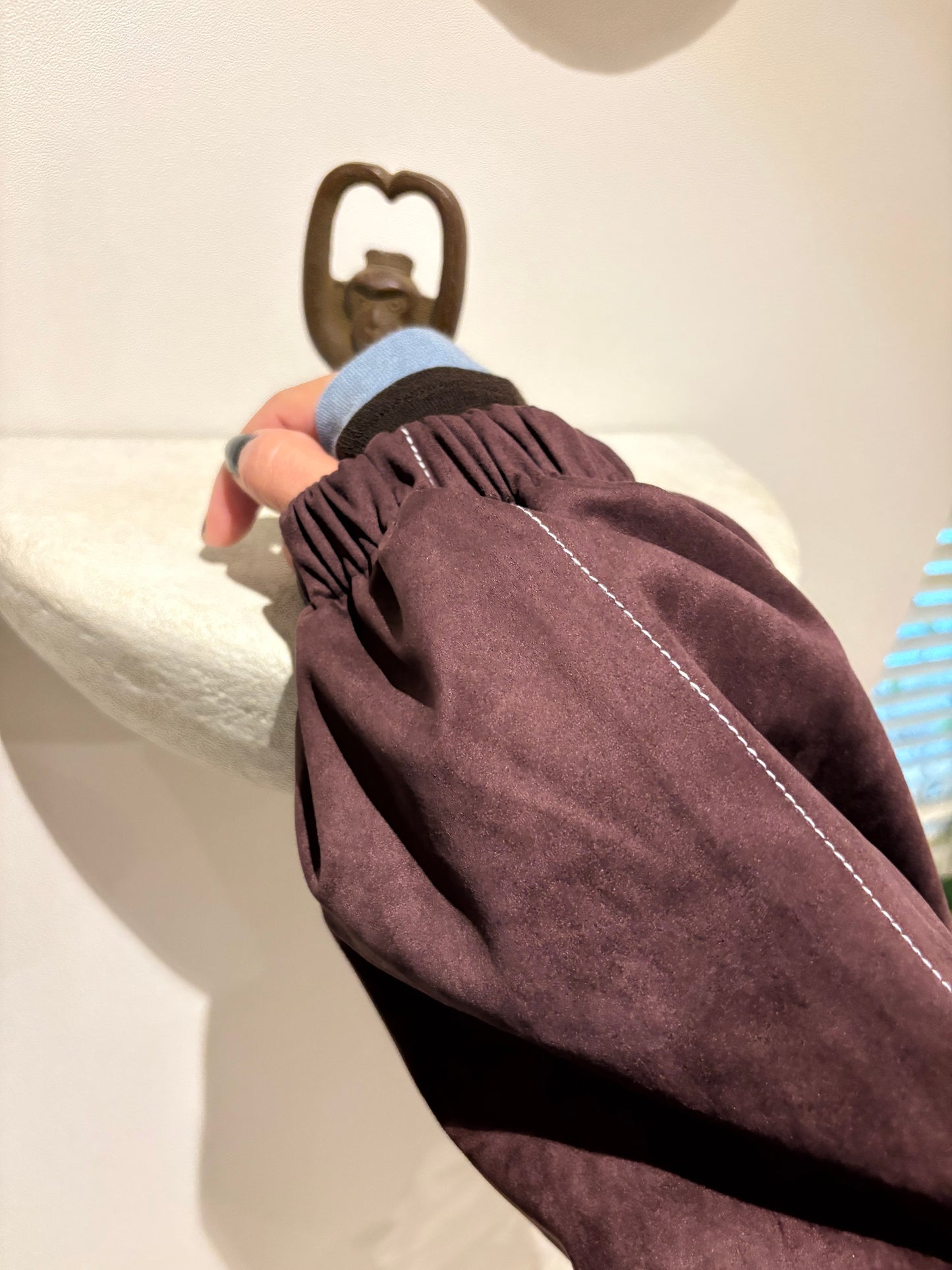 Back words fleece jacket #00011