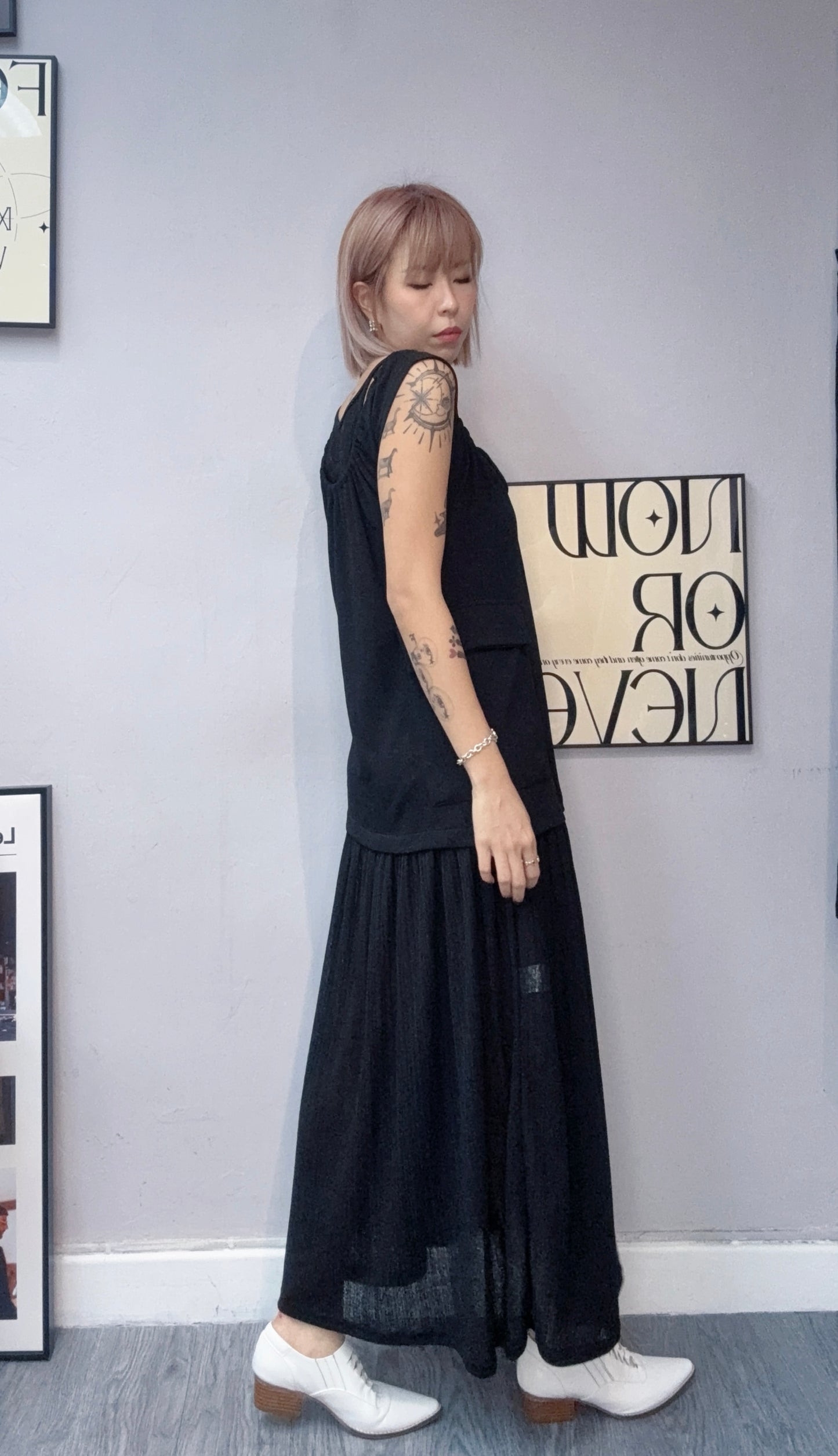 (-30%)2 tone dress