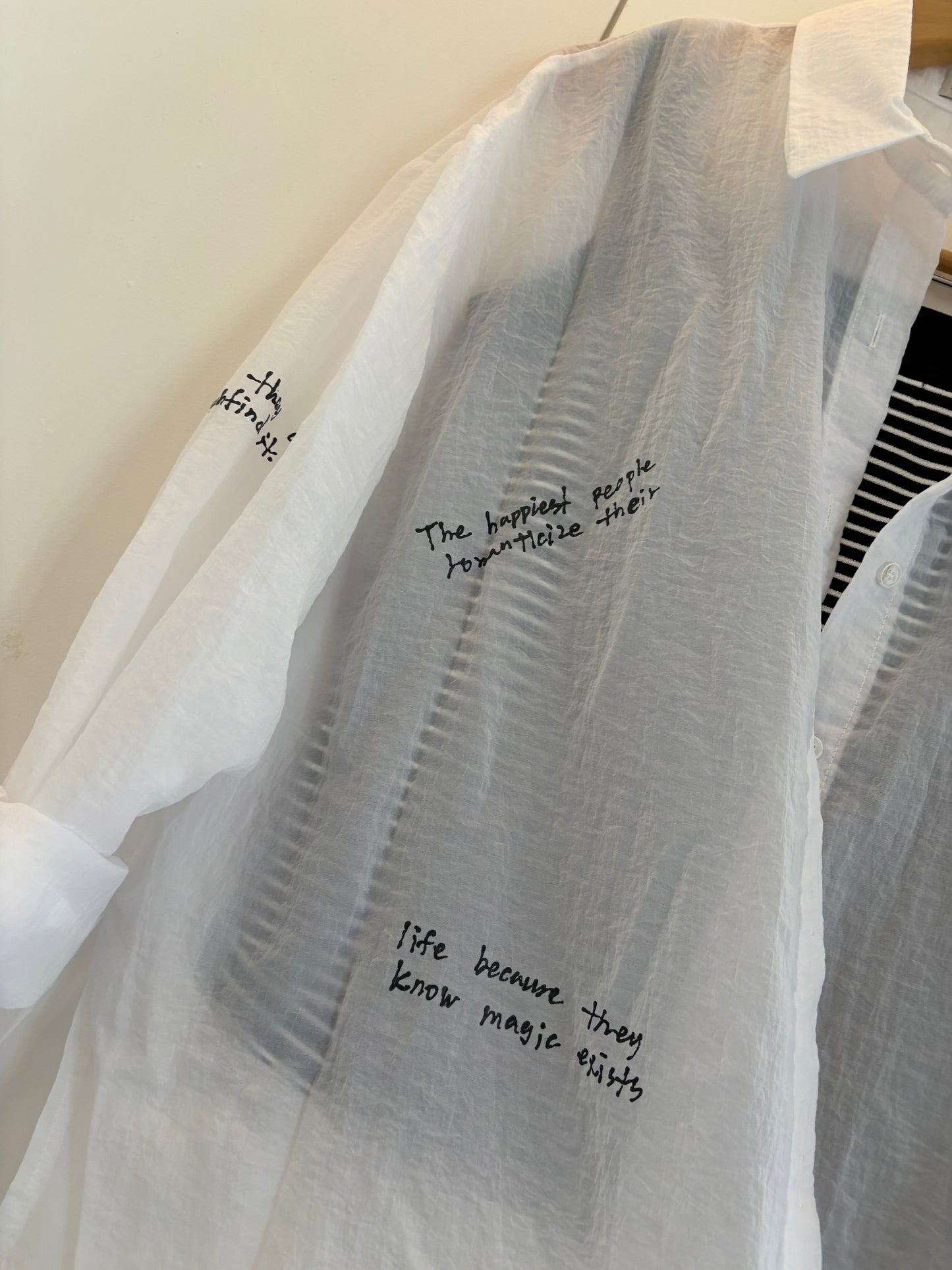 See though words shirt #00804