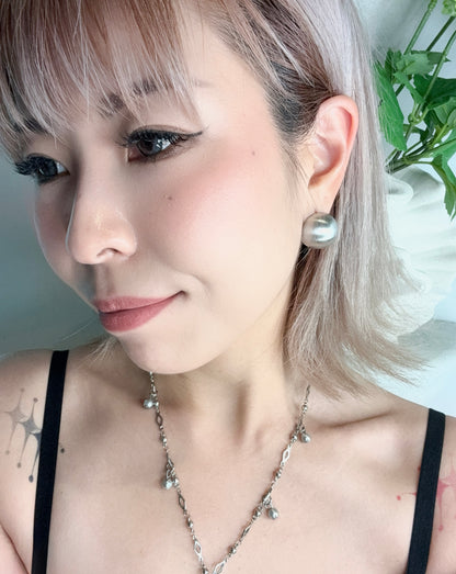 Ball shaped bead earrings