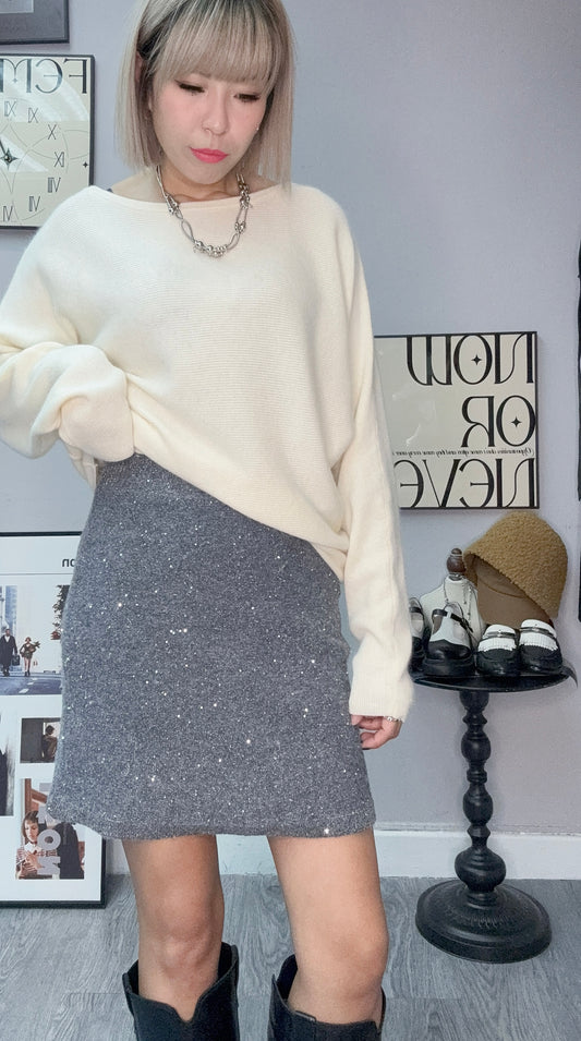 (-20% off)spabgles knit skirt #00305