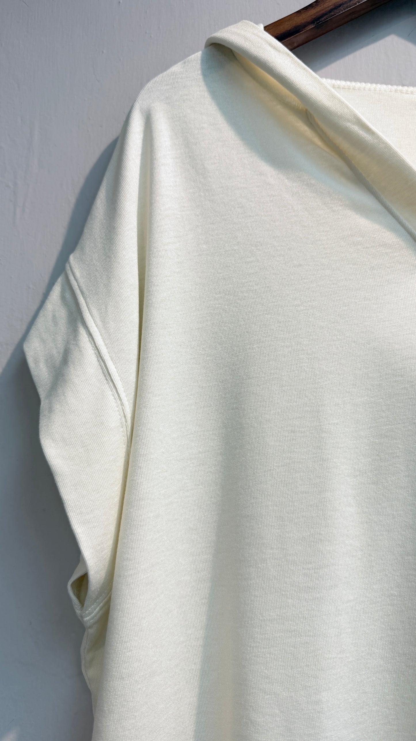 （-30%off)With hat softy cap sleeves tee #00732