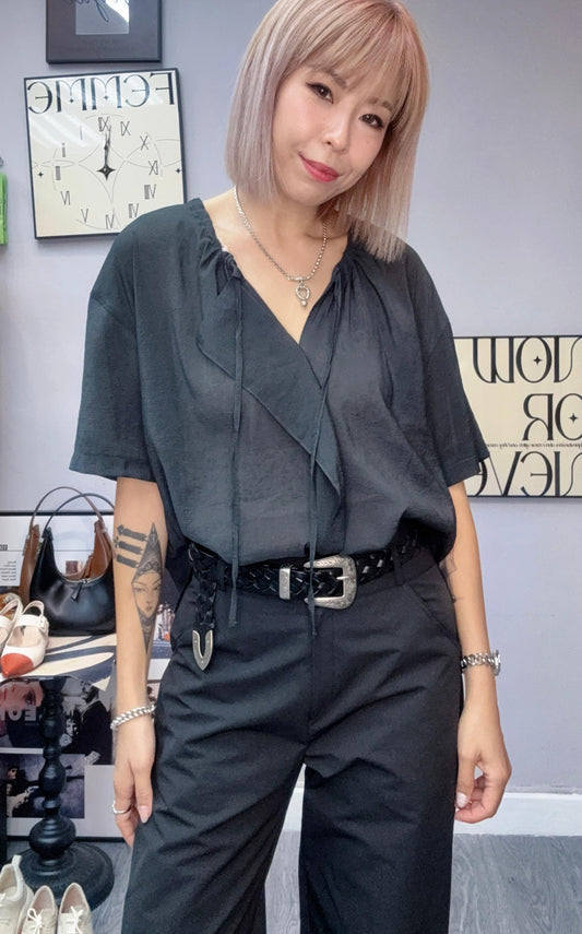 (-30%)see through blouse