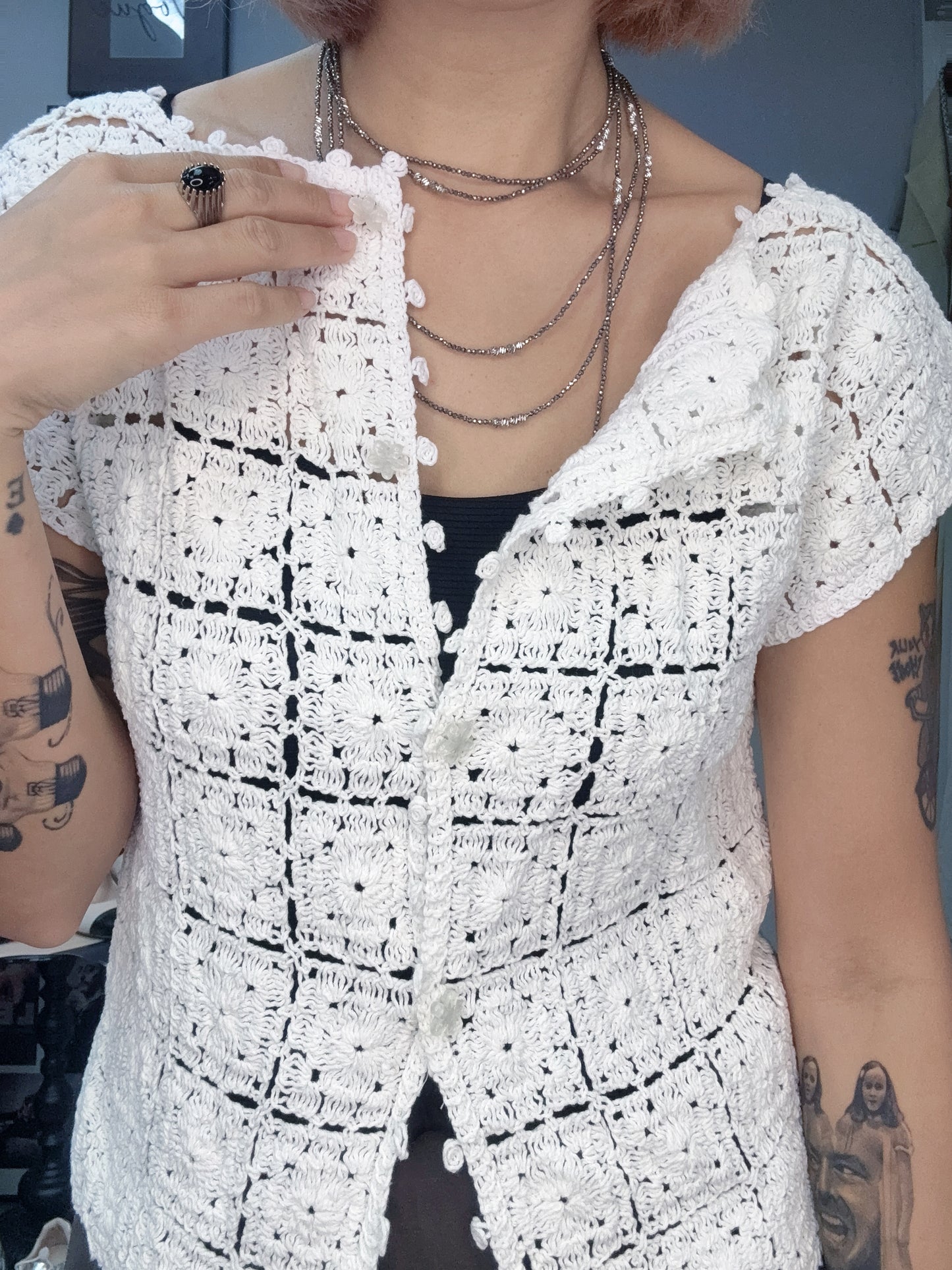 (-20%)Embrodiery short outer #00832